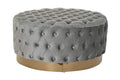 REPOSAPIES POLIESTER MDF 78X78X40 GRIS
