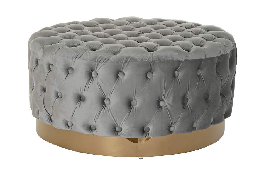 REPOSAPIES POLIESTER MDF 78X78X40 GRIS