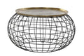 MESITA AUXILIAR ALUMINIO 80X80X44 DORADO