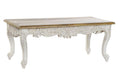 MESA CENTRO MANGO MADERA 120X61X49 PAVO REAL