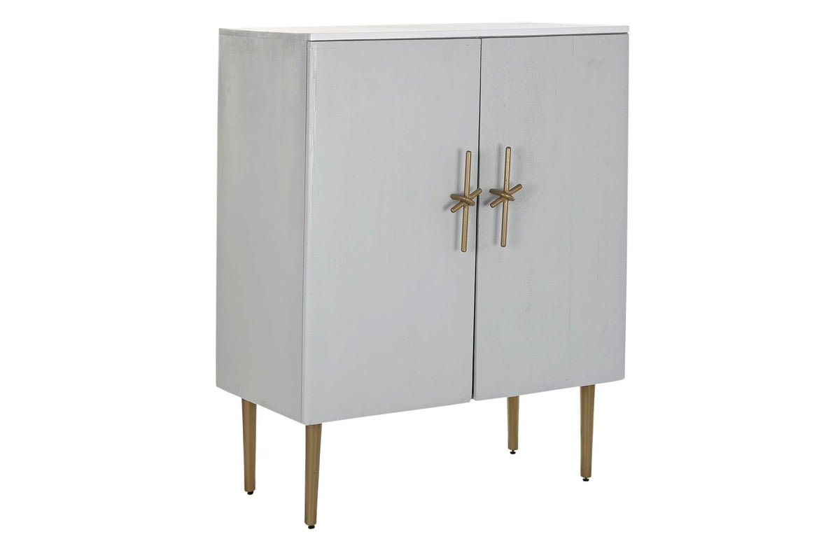ARMARIO MANGO HIERRO 85X45X110 LAZO BLANCO