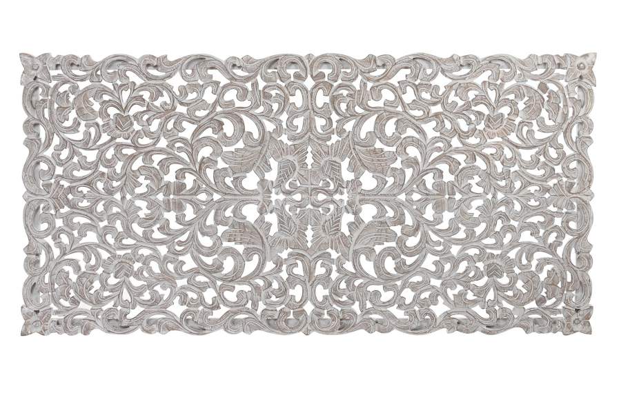 CABECERO CAMA MDF 160X3,5X80 MANDALA BLANCO