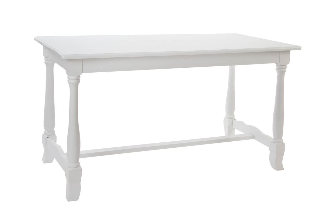 MESA COMEDOR MADERA 180X90X80 BLANCO