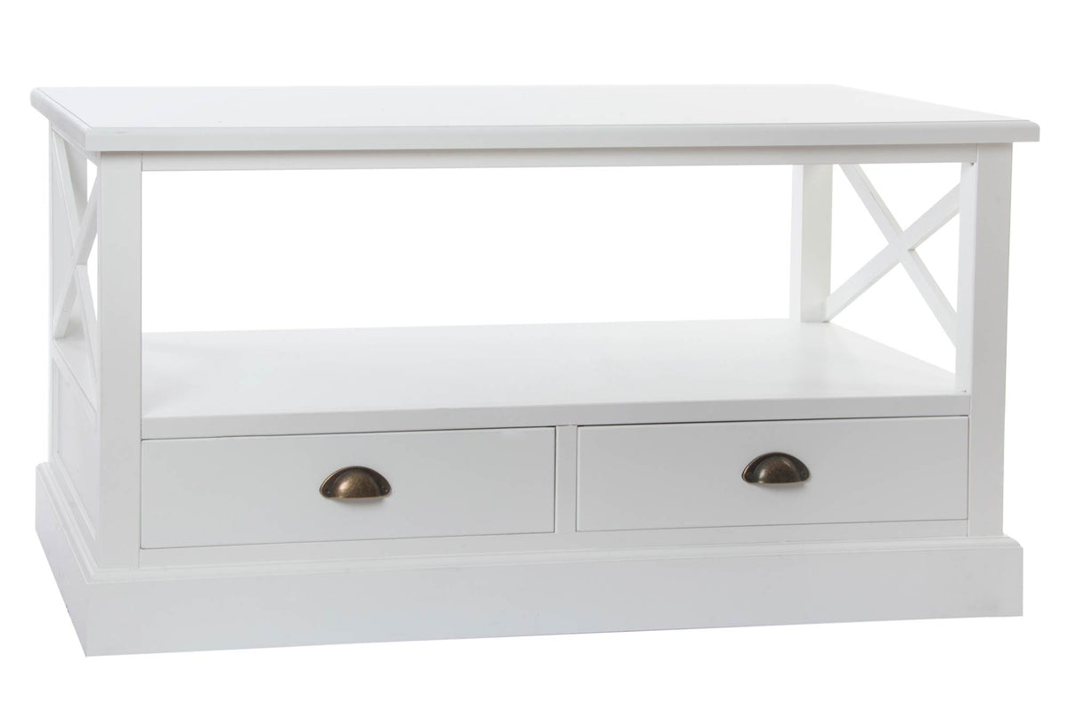 MESA CENTRO MADERA 108X48X56,5 BLANCO