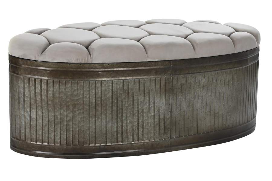 DESCALZADORA METAL POLIESTER 121X44X47,5 BEIGE