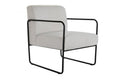 SILLON POLIESTER HIERRO 64X74X79 BLANCO