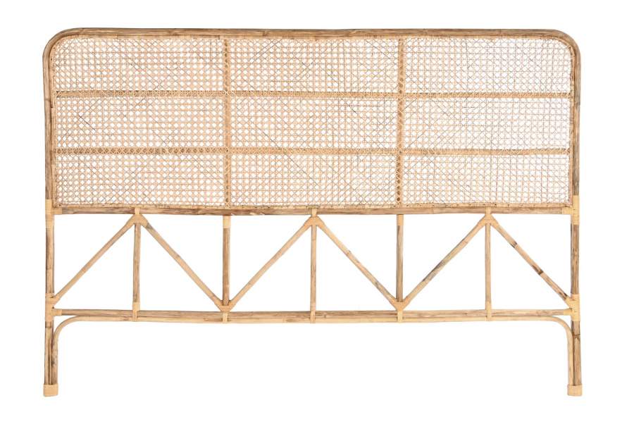 CABECERO CAMA RATAN 176X4X126 NATURAL NATURAL
