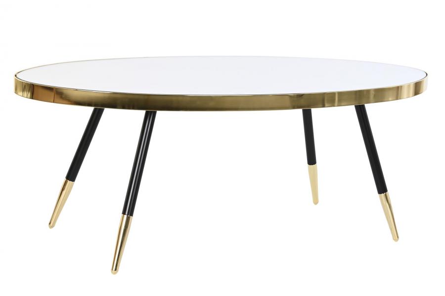 MESA CENTRO ACERO ESPEJO 110X50X41,5 DORADO