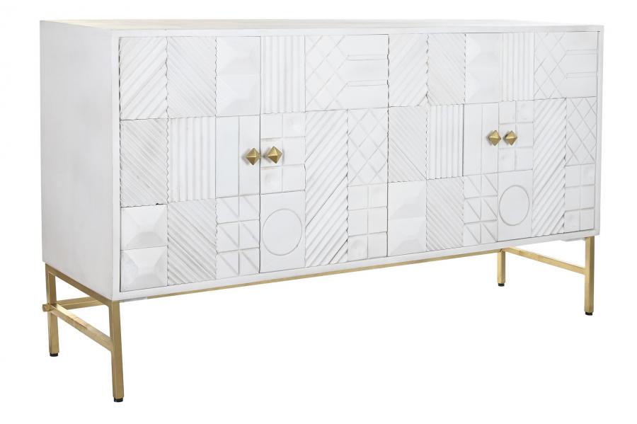 BUFFET MANGO LATON 157X43X84 ROMBO BLANCO