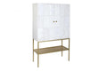 APARADOR MANGO METAL 91X44X152 BLANCO