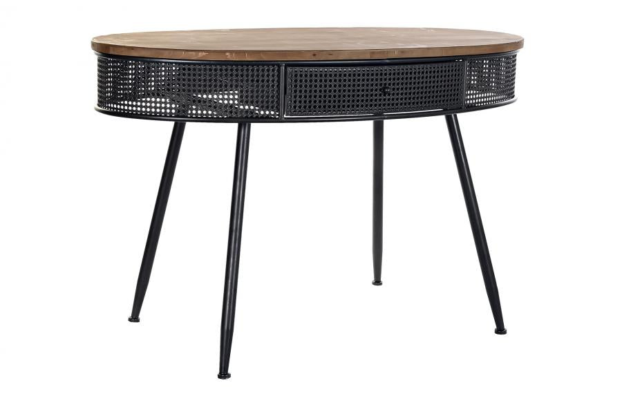 CONSOLA ABETO METAL 120X65X77 NEGRO