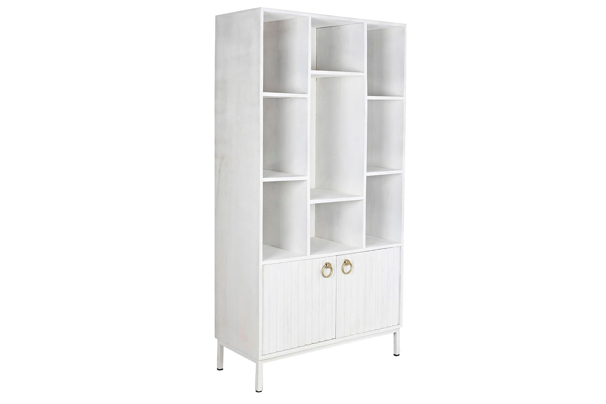 ESTANTERIA MANGO METAL 90X40X180 BLANCO