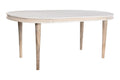 MESA COMEDOR MANGO 180X90X76 ROMBO BLANCO