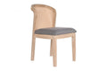 SILLA ABETO POLIESTER 46X61X86 GRIS OSCURO
