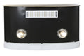 MUEBLE BAR MANGO HIERRO 157X52X90 FOCOS NEGRO