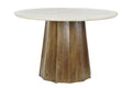 MESA COMEDOR MANGO MARMOL 120X120X78 BEIGE