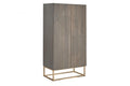 ARMARIO MADERA JAMUN 70X38X140 GRIS OSCURO