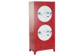 ARMARIO ABETO MDF 85,5X50,5X186,2 ROJO