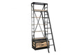 ESTANTERIA METAL MANGO 75X47X220 ESCALERA NATURAL