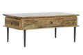 MESA CENTRO MANGO METAL 116X60X46 NATURAL