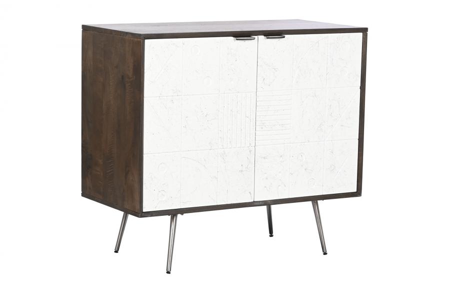 APARADOR MANGO METAL 90X43X82 BLANCO