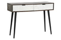 CONSOLA MANGO METAL 105X35X77 BLANCO