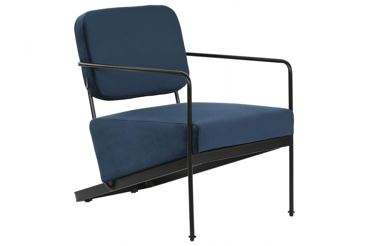 BUTACA POLIESTER METAL 55,5X72X71 AZUL