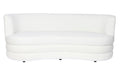 SOFA POLIESTER 193X92X79 BORREGUITO BLANCO