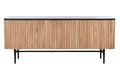 MUEBLE TV ACACIA MARMOL 145X45X60 NEGRO