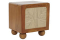 MESITA DE NOCHE ACACIA RATAN 50X40X50 TRENZADO