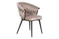 SILLA POLIESTER METAL 60X66X84 BEIGE