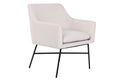 SILLON POLIESTER METAL 66X62X75 GREIGE