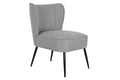 SILLON POLIESTER METAL 55X64X72,5 GRIS