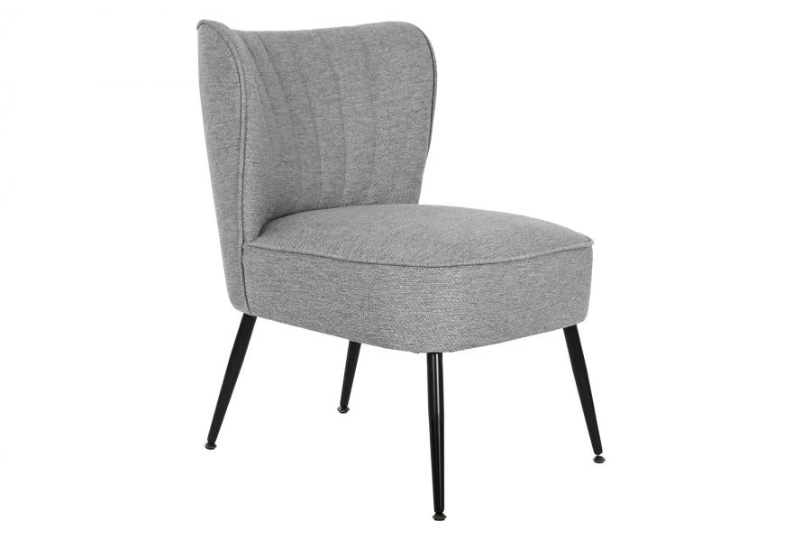 SILLON POLIESTER METAL 55X64X72,5 GRIS