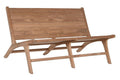 BANCO TECA 120X81X67 NATURAL NATURAL