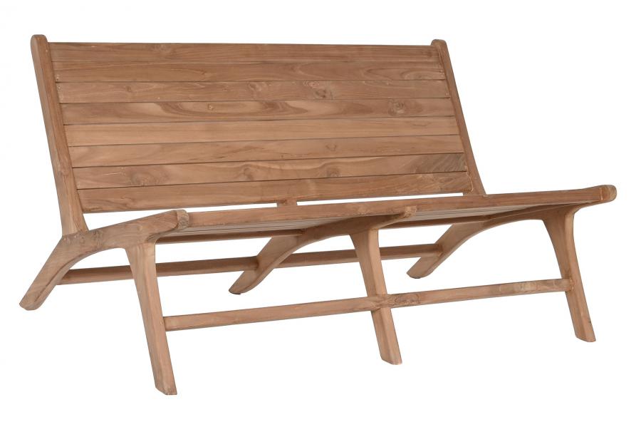 BANCO TECA 120X81X67 NATURAL NATURAL