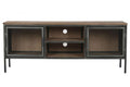 MUEBLE TV MADERA METAL 137X40X55 NATURAL