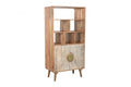 ESTANTERIA MADERA 80X45X160 2 PUERTAS TALLADO