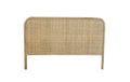 CABECERO CAMA RUBBERWOOD RATAN 180X3,5X120 NATURAL