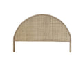 CABECERO CAMA RUBBERWOOD RATAN 179X3,5X119 NATURAL