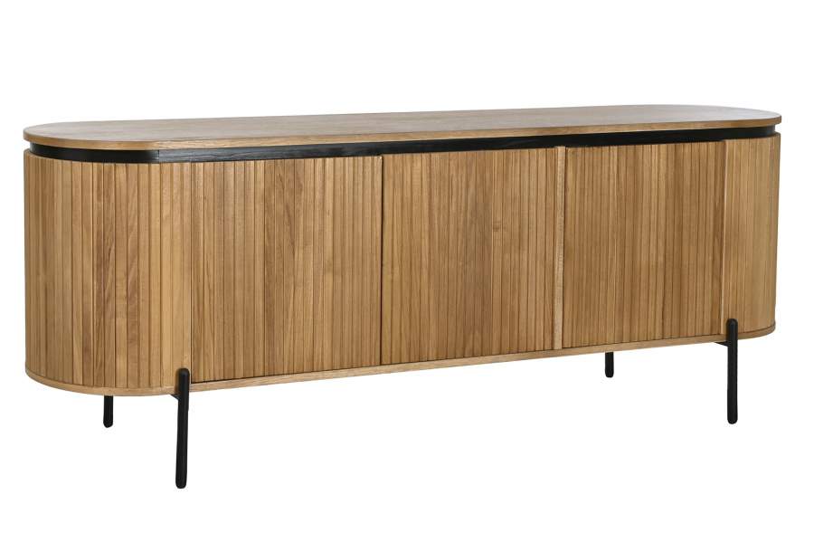 BUFFET PAULOWNIA METAL 170X40X80 NATURAL