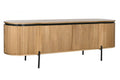 MUEBLE TV PAULOWNIA METAL 180X40X55 NATURAL