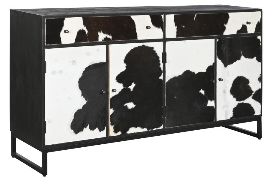 BUFFET MANGO PIEL 172X45X90 VACA