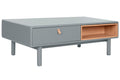 MESA CENTRO MDF PU 120X60X40 GRIS
