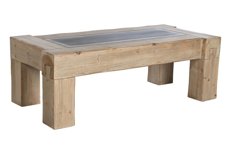 MESA CENTRO ABETO MDF 140X70X46 NATURAL