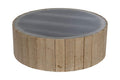 MESA CENTRO ABETO MDF 90X90X30 NATURAL