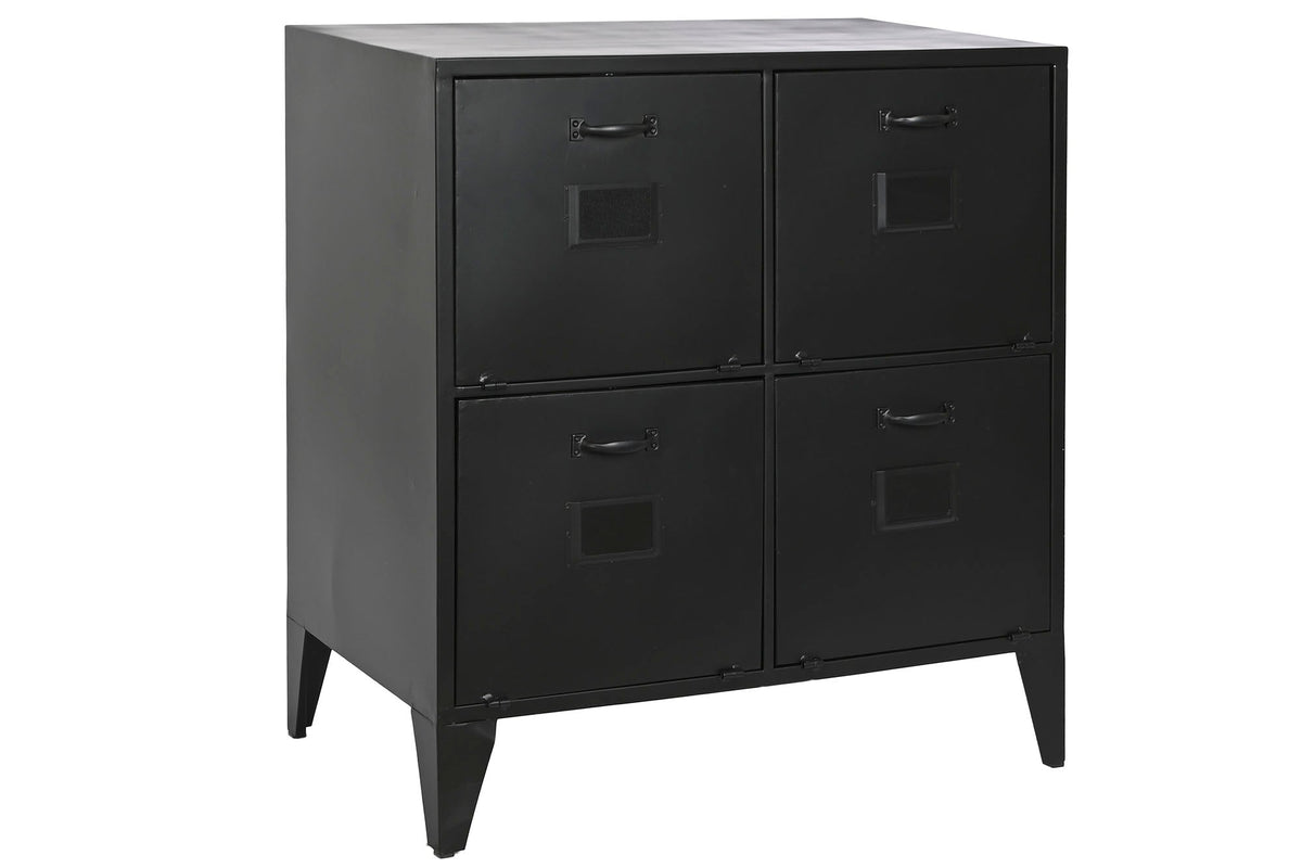 CAJONERA METAL 75X45X80 TAQUILLA NEGRO