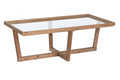 MESA CENTRO ABETO CRISTAL 120X60X43 NATURAL MARRON