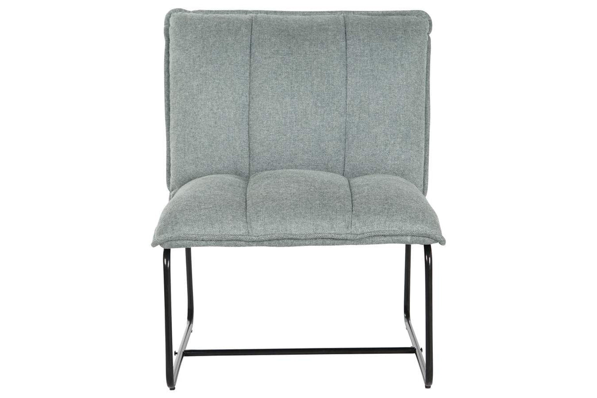 SILLON POLIESTER METAL 66X71X77 VERDE