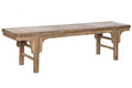 DESCALZADORA TECA RECICLADA 183X41X48 NATURAL